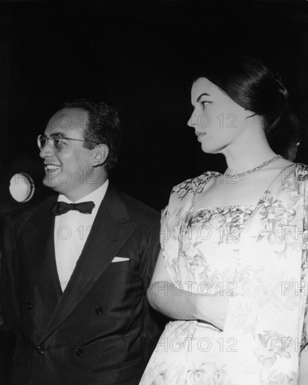 Silvana MANGANO and Dino DE LAURENTIIS, 1956