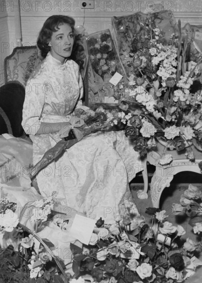Julie ANDREWS, premiere of 'My Fair Lady', 1958