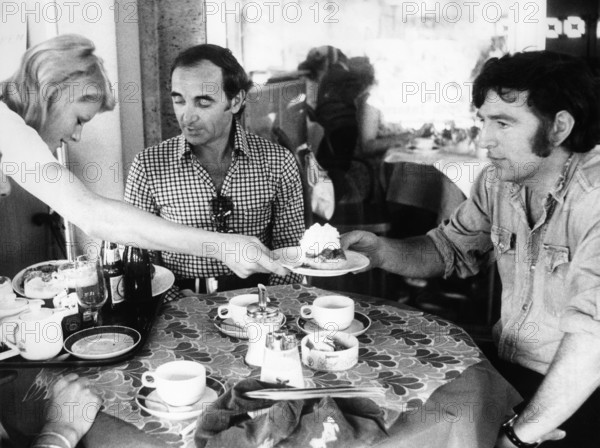 Charles AZNAVOUR and Clive REES, Berlin 1973