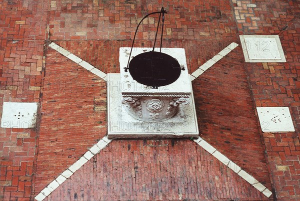 The Giustinian Palace in Venice: Ca' Foscari yard.