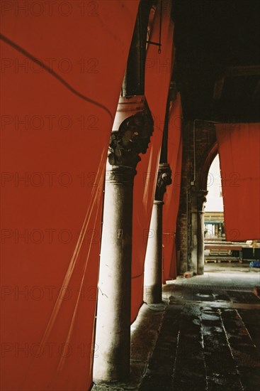 The market of the Pescaria in Venice.