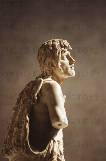 The Church Santa Maria Gloriosa dei Frari in Venice: statue of St John the Baptist.