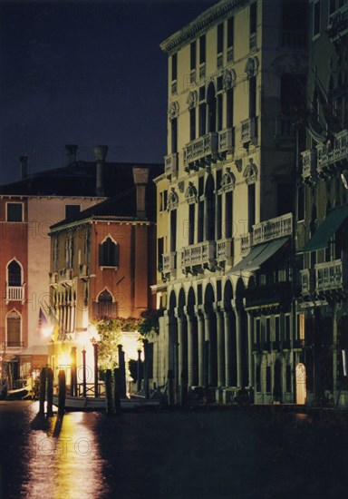 The Foscari Palace on the Grand Canal in Venice.