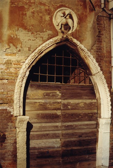 The Agnus Dei Palace, on the Rio de la Pergola in Venice.