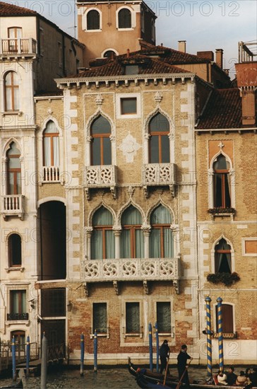 Le palais Contarini Fasan sur le Grand Canal à Venise.