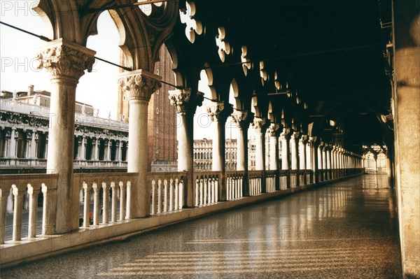 Loge du palais Ducal à Venise.