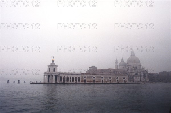 Santa Maria della Salute church, in Venice and Punta della Dogana