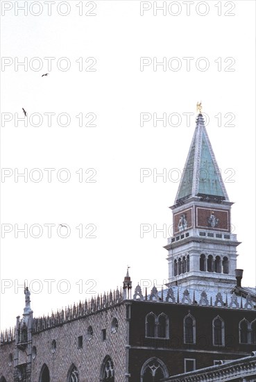 Dodge's Palace and the St Mark square's campanile