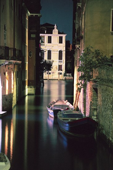 Canal and facade of a palace