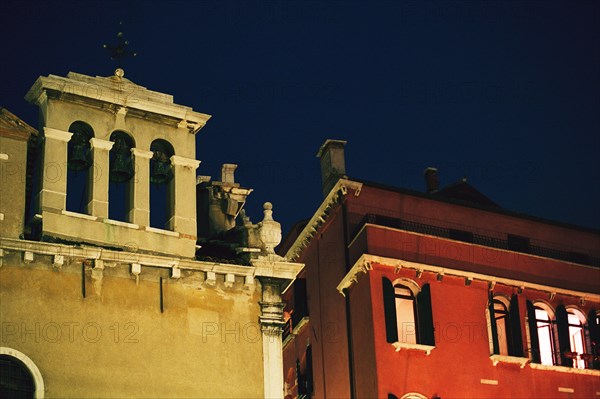 Facades at night