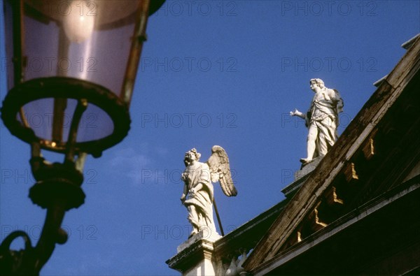 Venise, Détail de l'église Santa Maria della Salute