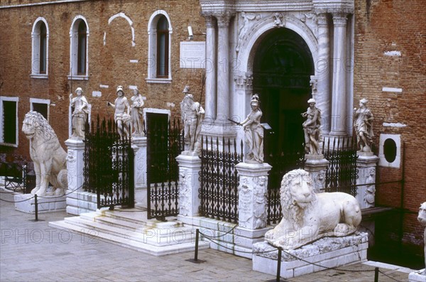 Venice, Detail of the Arsenal