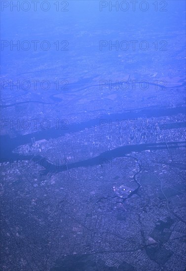 Aerial view of Manhattan