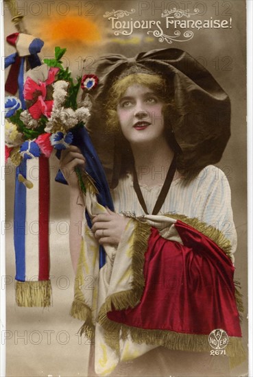 jeune femme patriote