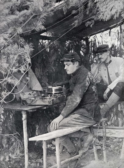 Poste de transmission par T.S.F. et combinaison téléphonique