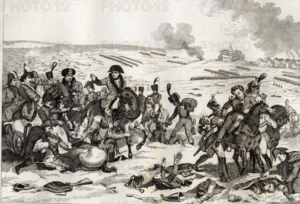 Napoleon at the battle of Eylau