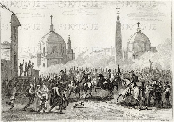 Entrée de Napoléon à Rome