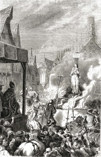 Mort de Jeanne d'Arc le 4 mai 1431.