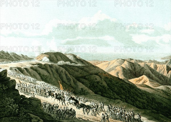 Les troupes autrichiennes attaquent l'Armée d'Italie, avril 1796