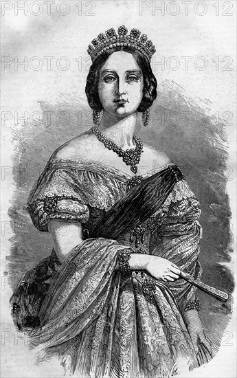 Portrait de la Reine Victoria d'Angleterre