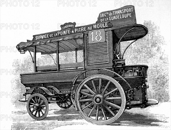 Voiture à vapeur système Serpollet, 1894