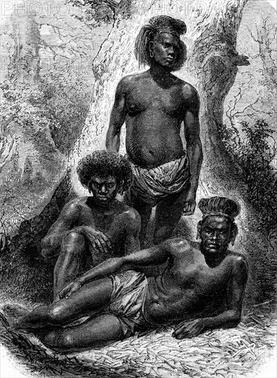 Inhabitants of the Loyalty Islands, 1873