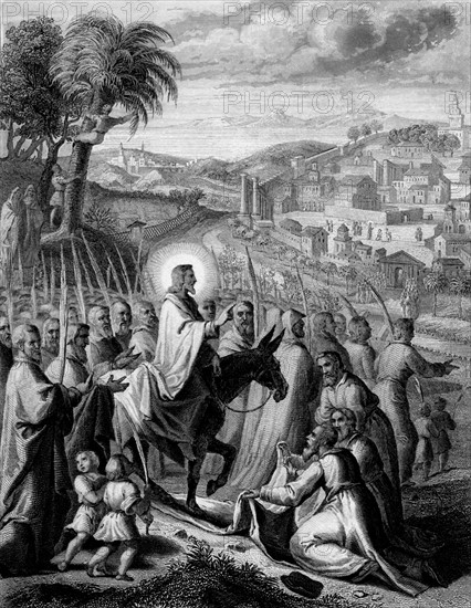 Les Rameaux : entrée de Jésus dans Jérusalem