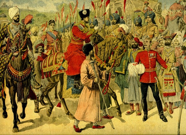Voyage de Habibullah Khan en Inde, 1907