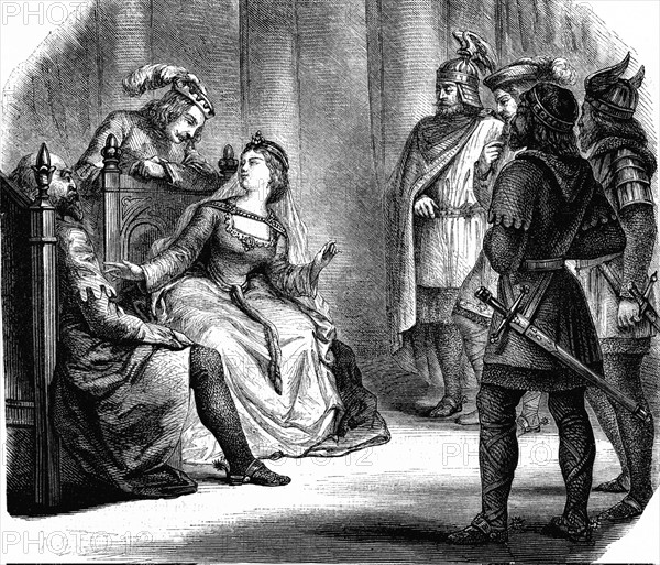 Chevaliers de La Table Ronde et la Reine Guenièvre