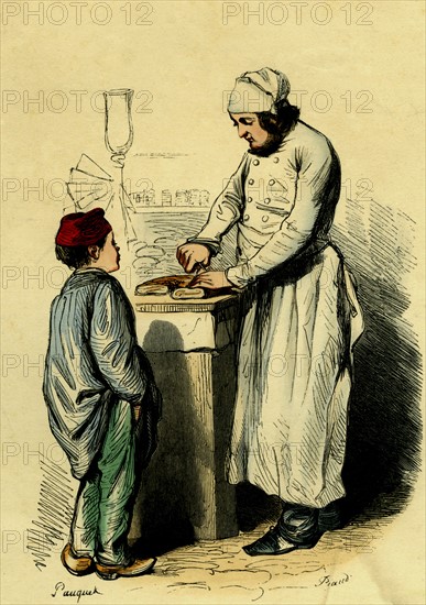 Illustration d'un métier : pâtissier