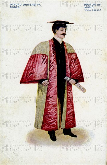 Doctor of Music and his Academic Robe