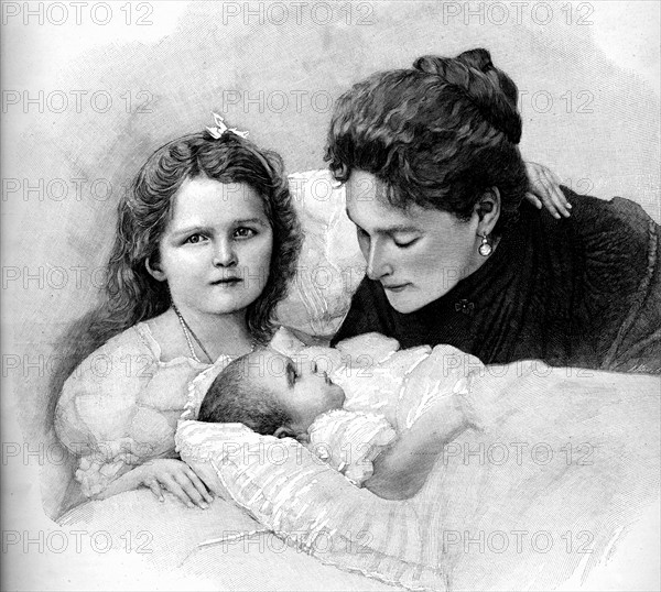 Empress of Russia and her daughters