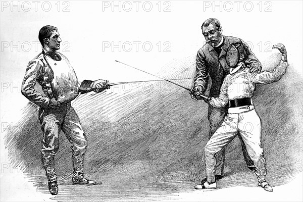 Fencing lesson