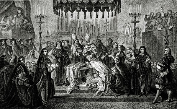 Baptism of Louis of France in Saint-Germain-en-Laye