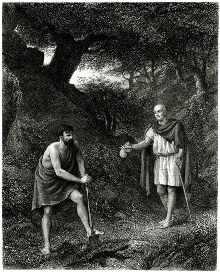 Timon and Apemantus