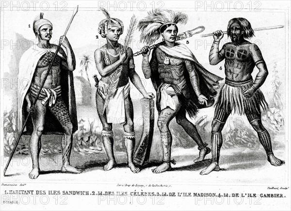 People of Oceania - 19th century