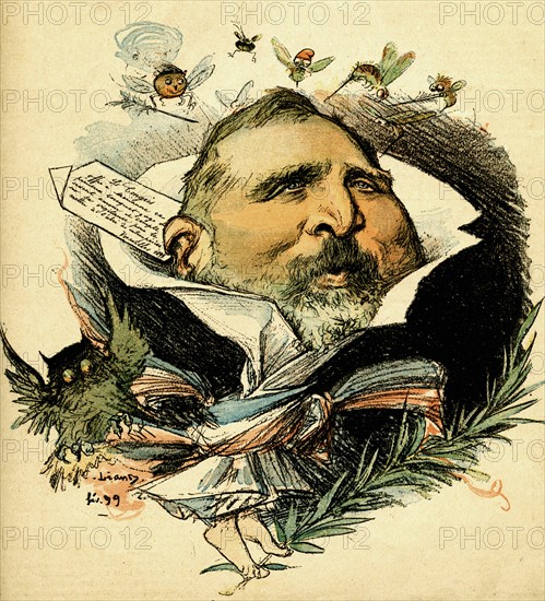Caricature of Emile Loubet, 1899