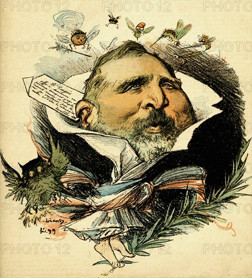 Caricature représentant Emile Loubet, 1899