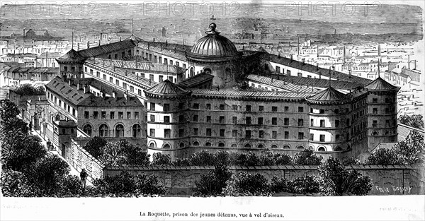La prison de la Petite Roquette pour jeunes détenus - 19e siècle