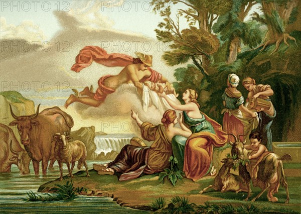 Mercury gives Bacchus to the Nymphs