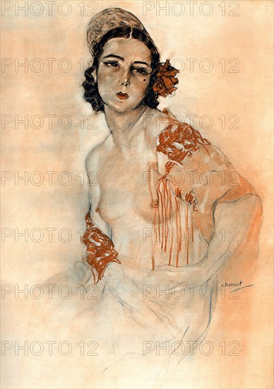 Chimot, Female nude