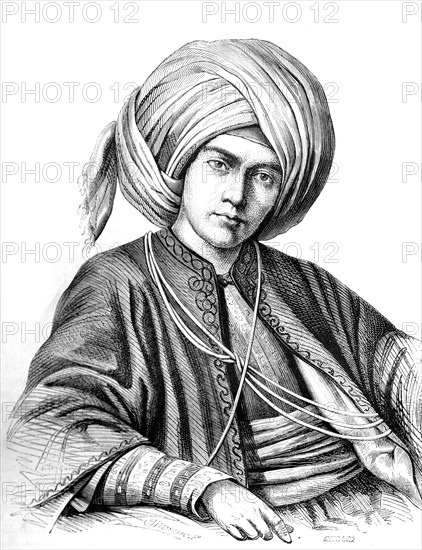 Chef Circassien de Syrie en 1861