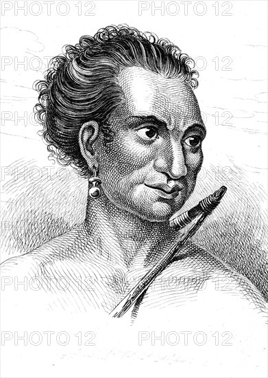 Abba Thulle, Chef de l'île PELEW ou PALAOS (Pacifique)