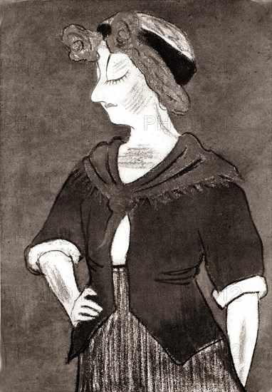 Cécile SOREL par Cappiello