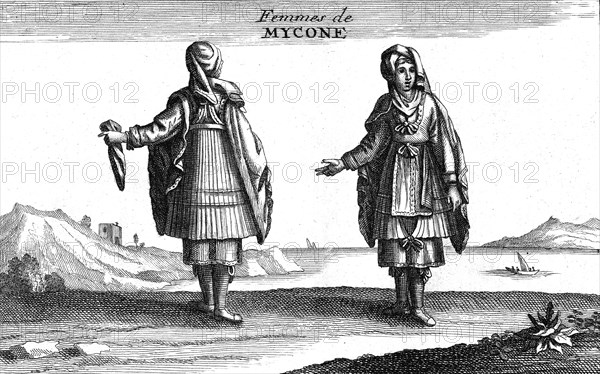 Femmes de MYKONOS (Ancienne MYCONE) Grèce
