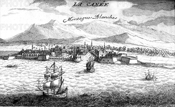 La Canée, Crète en 1717