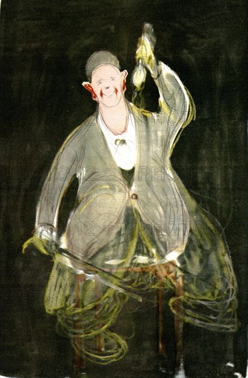 Le clown suisse GROCK par Cappiello