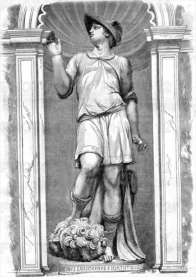 MERCURE, statue de Jacopo Sansovino