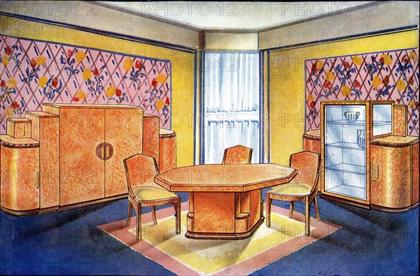 Décor et mobilier moderne de 1930