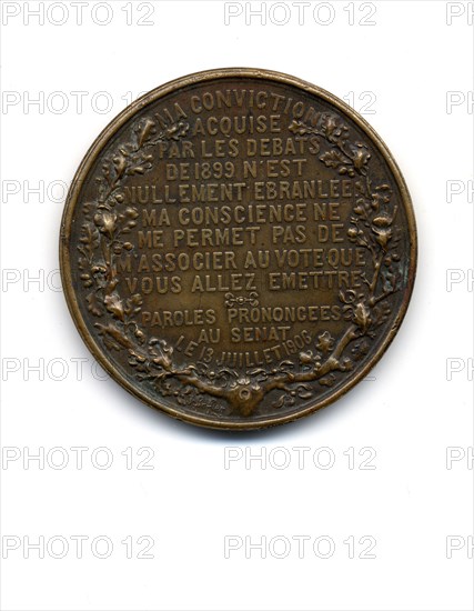 The Dreyfus Affair - Medal of General Mercier